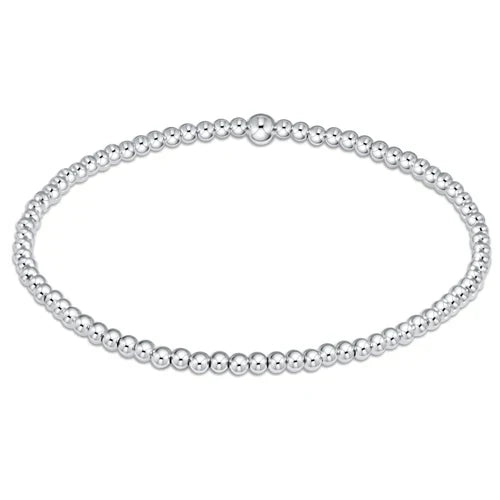 Classic Sterling Bead Bracelet 2.5mm Bead