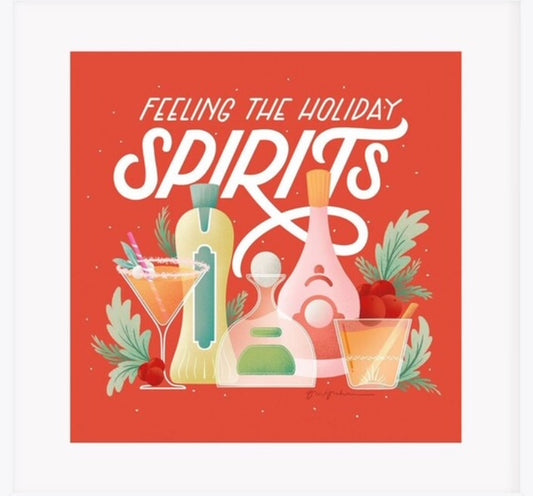 Feeling the Holiday Spirits Napkins