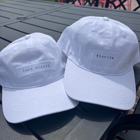 Custom Hand Stamped Baseball Cap