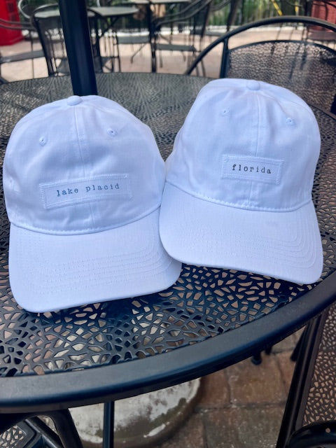 Custom Hand Stamped Baseball Cap