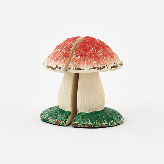 Mushroom Bookends Cast Iron