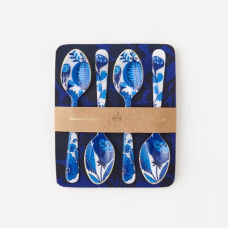 Blue & White Spoon Set