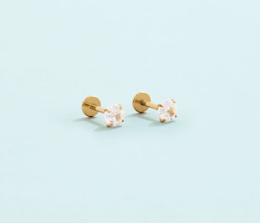 Spot On Flat Back Stud Earrings