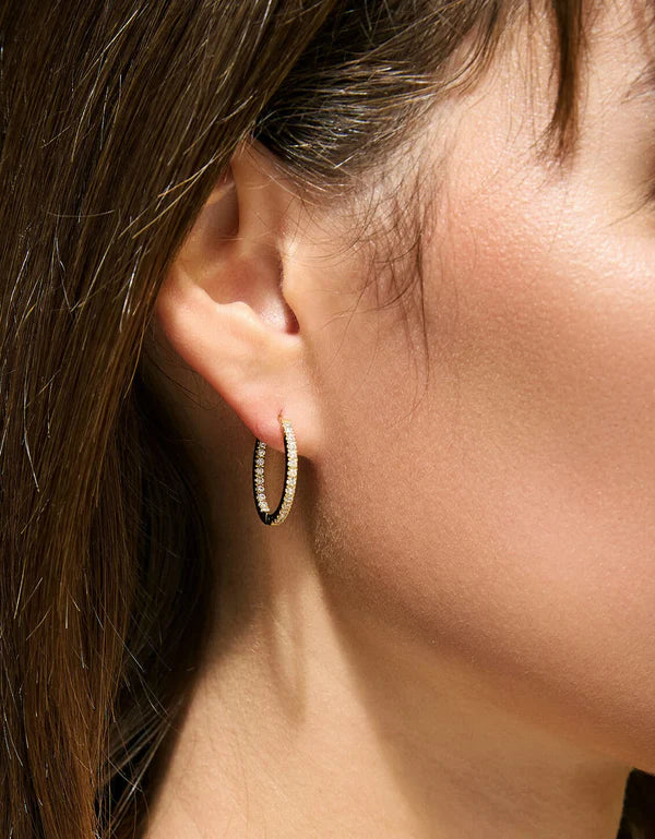 Sunrise Hoop Earrings 20mm