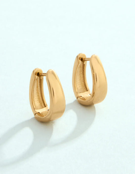 Chatham Hoop Earrings 14mm
