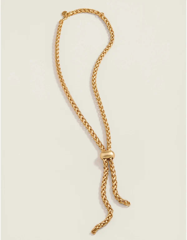 Goddess Lariat Necklace 18"