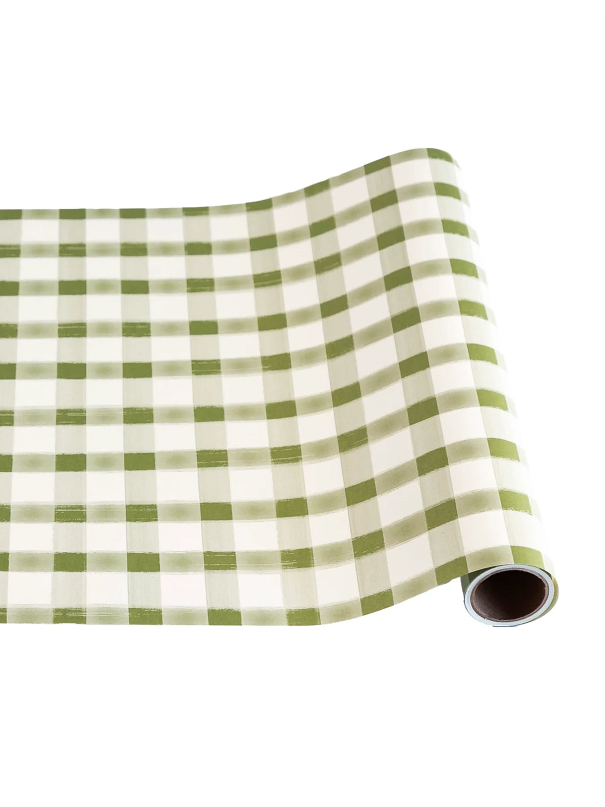 Moss Check Table Runner