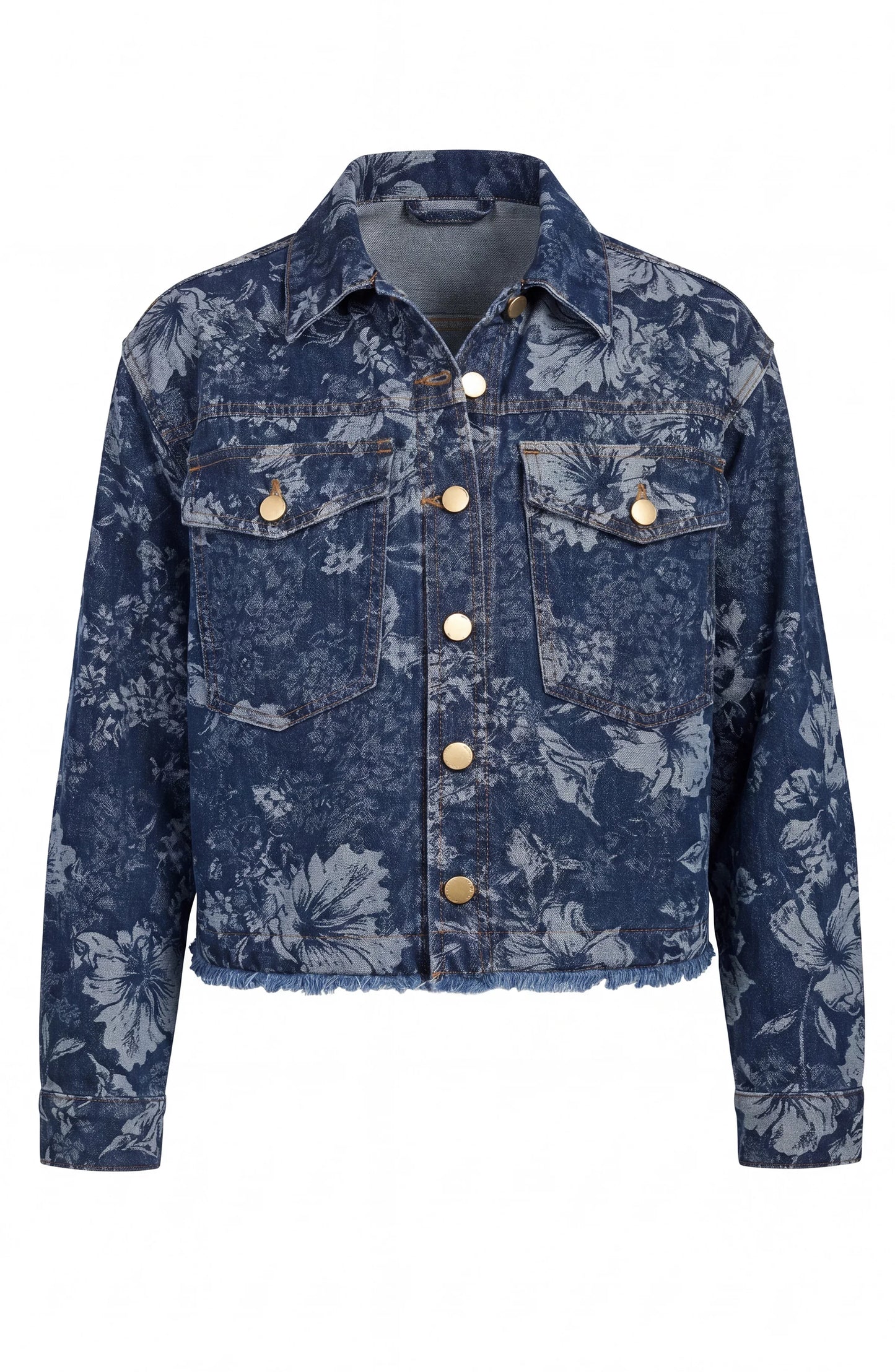 Jacquard Jacket- Lapis Grove