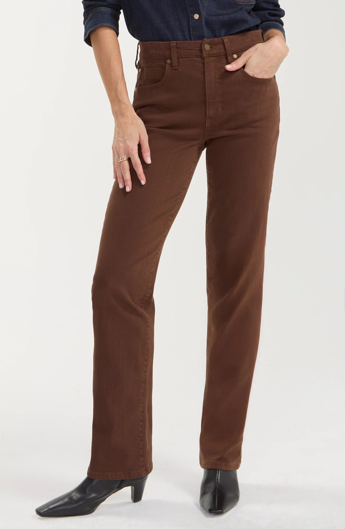Kennedy Straight With Comfort Waist Corob Brown
