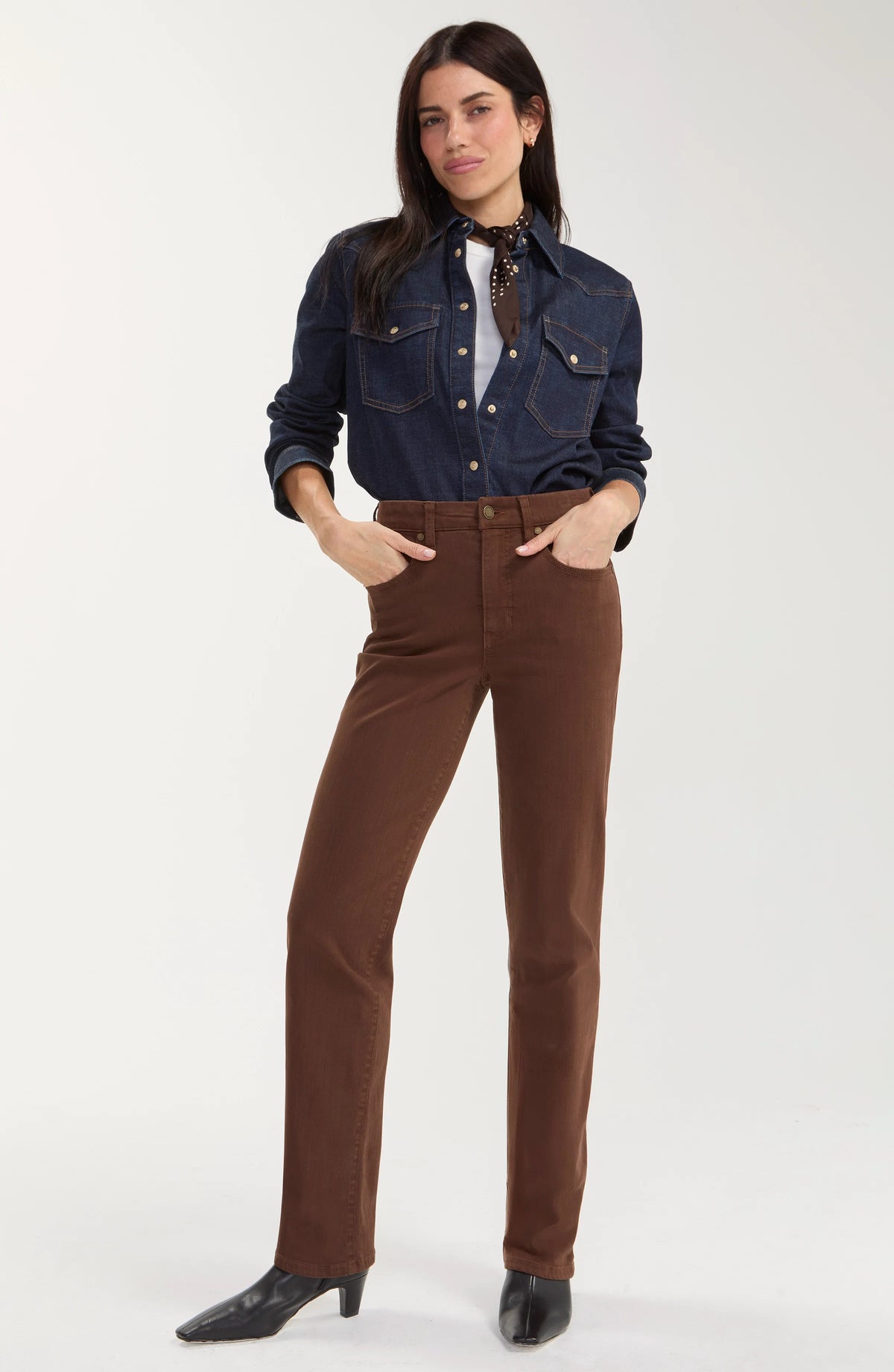 Kennedy Straight With Comfort Waist Corob Brown