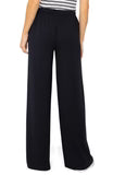 Pull-on Wide Leg Trouser Black