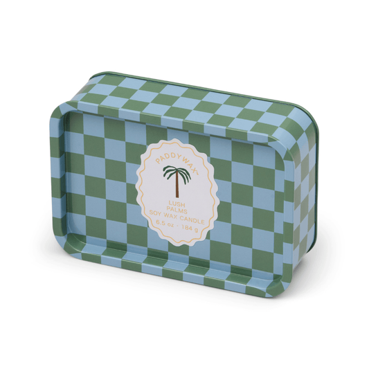 A Dopo 6.5 oz Tin Candle - Lush Palms