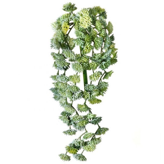 10" Natural Touch Sedum Vine Pick Frosted Green