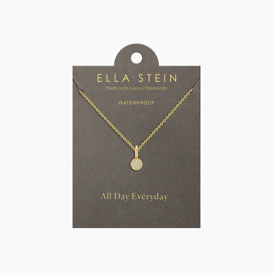 Waterproof Small Circle Pendant Necklace
