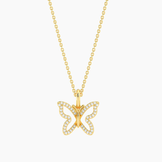Open Wings Pendant Necklace