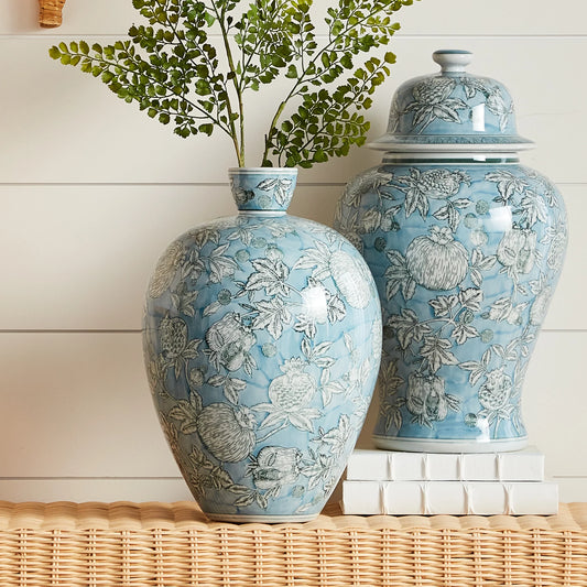 Pomegranate Sketch Vase