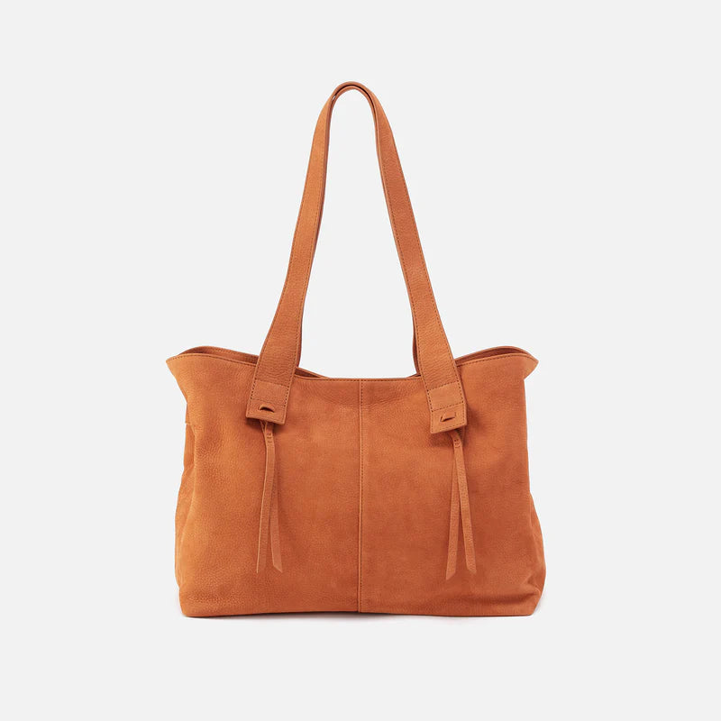 Bonita Tote In Nubuck-Marmalade