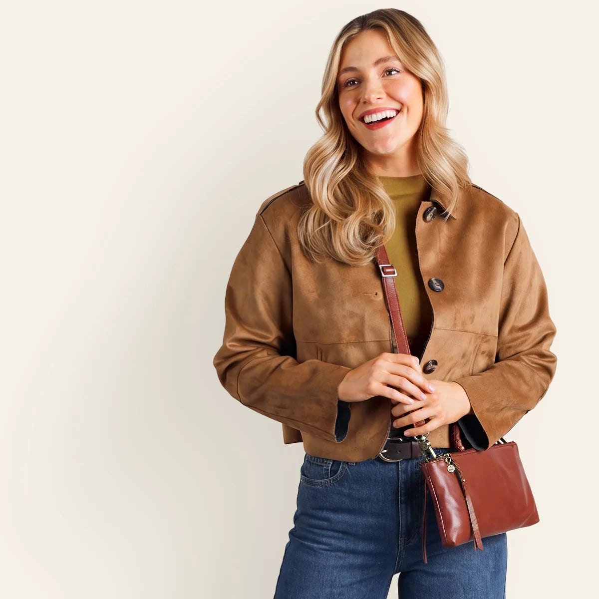 Sable Crossbody - Kindling Brown