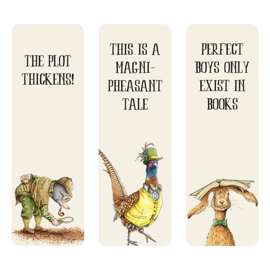 Avid Reader Bookmarks Set of 3