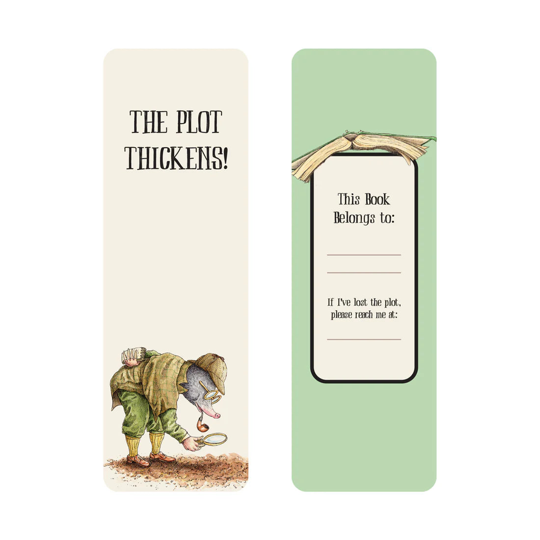 Avid Reader Bookmarks Set of 3