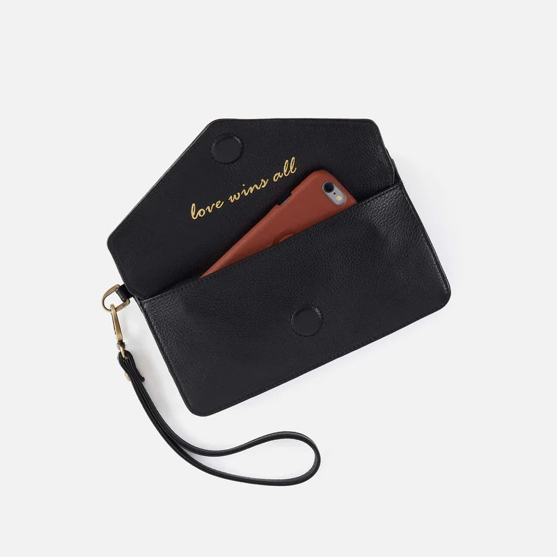 Goldie Wristlet Black
