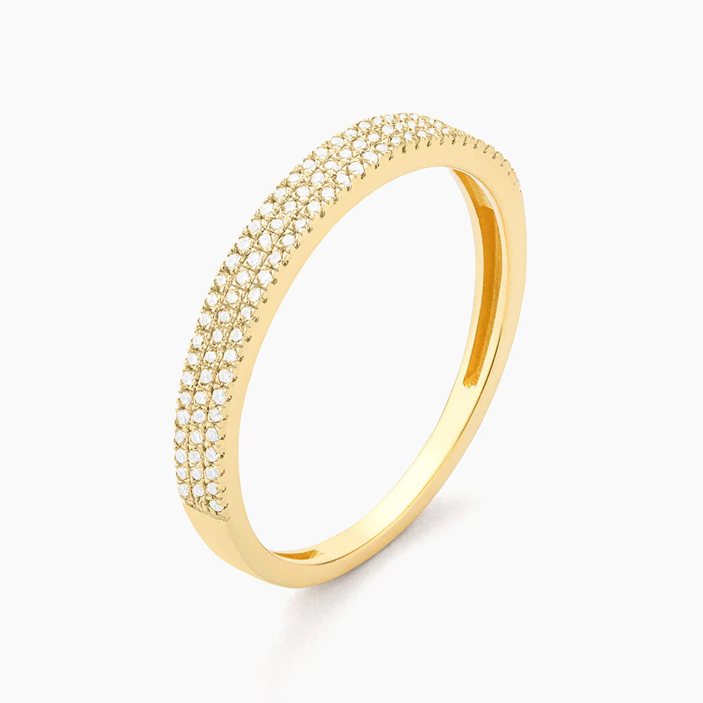 Triple Row Stackable Ring