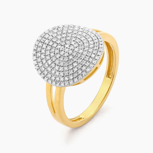 Waterproof Right Round Statement Ring