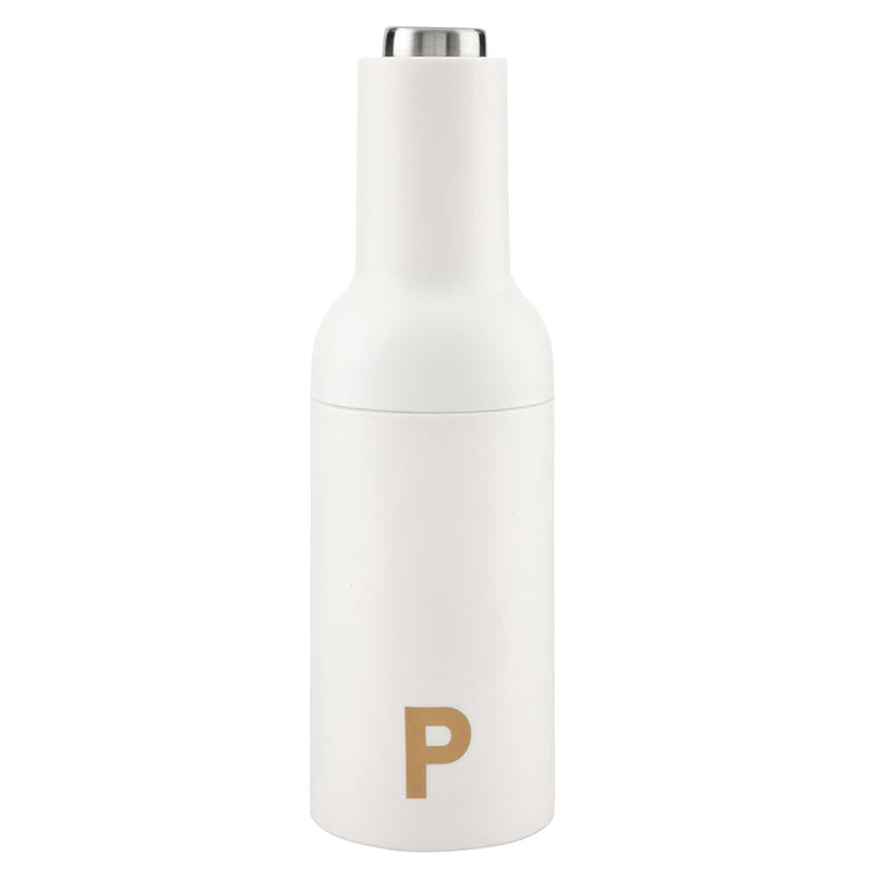 Electric Automatic Matte Ivory Pepper Grinder