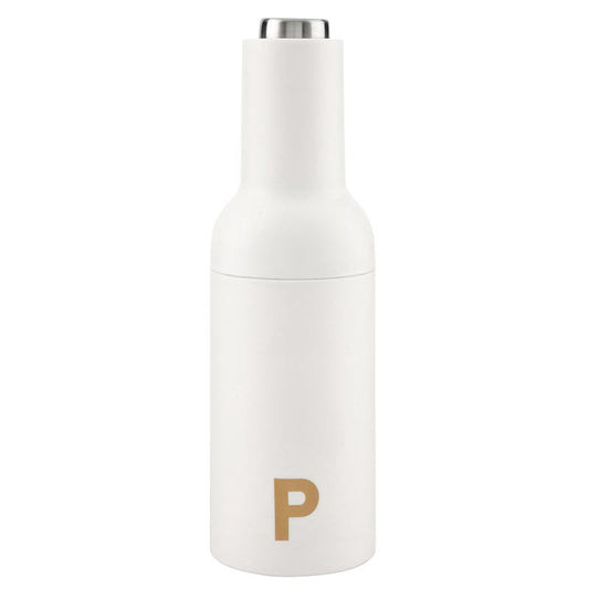 Electric Automatic Matte Ivory Pepper Grinder