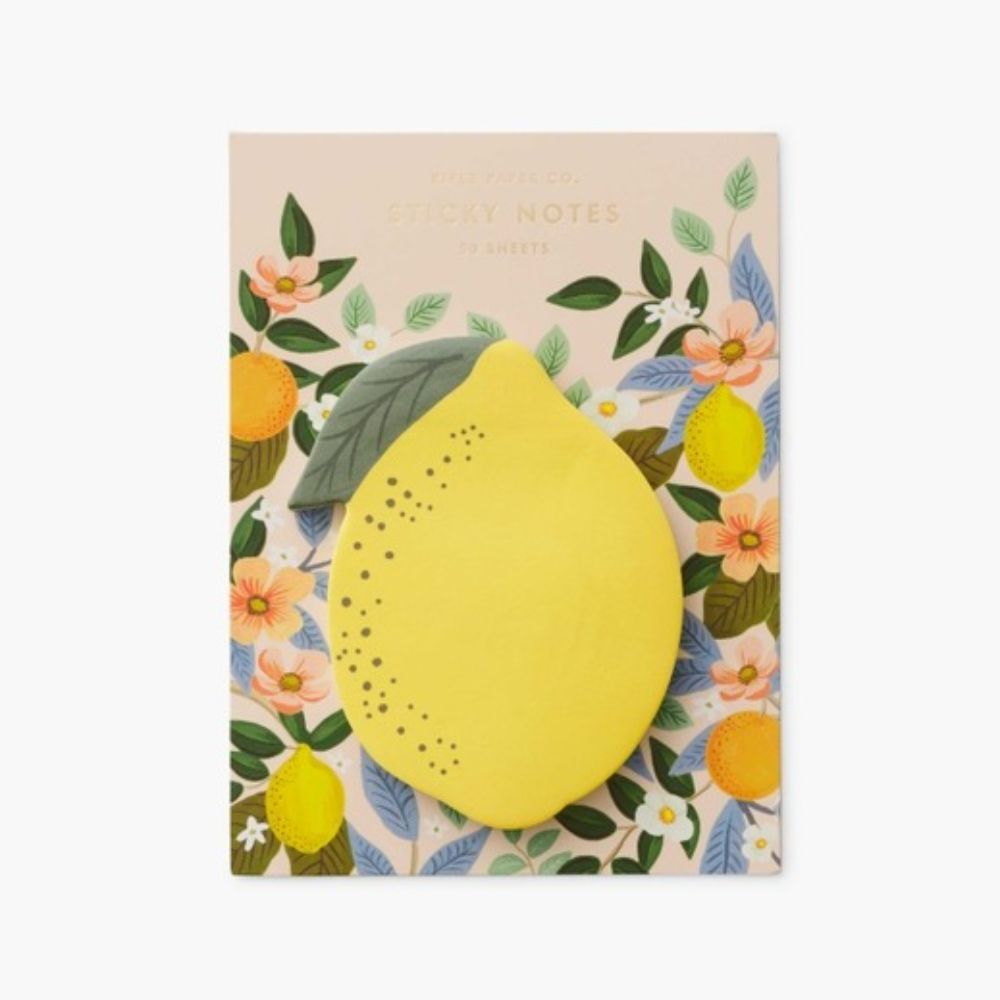 Rifle Paper Lemon Sticky Notes