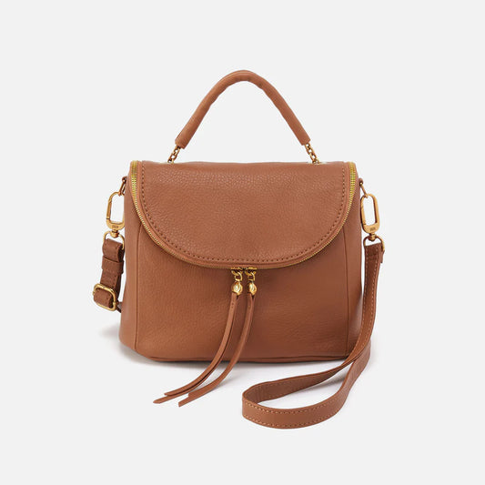 Fern Top Handle Satchel - Warm Honey
