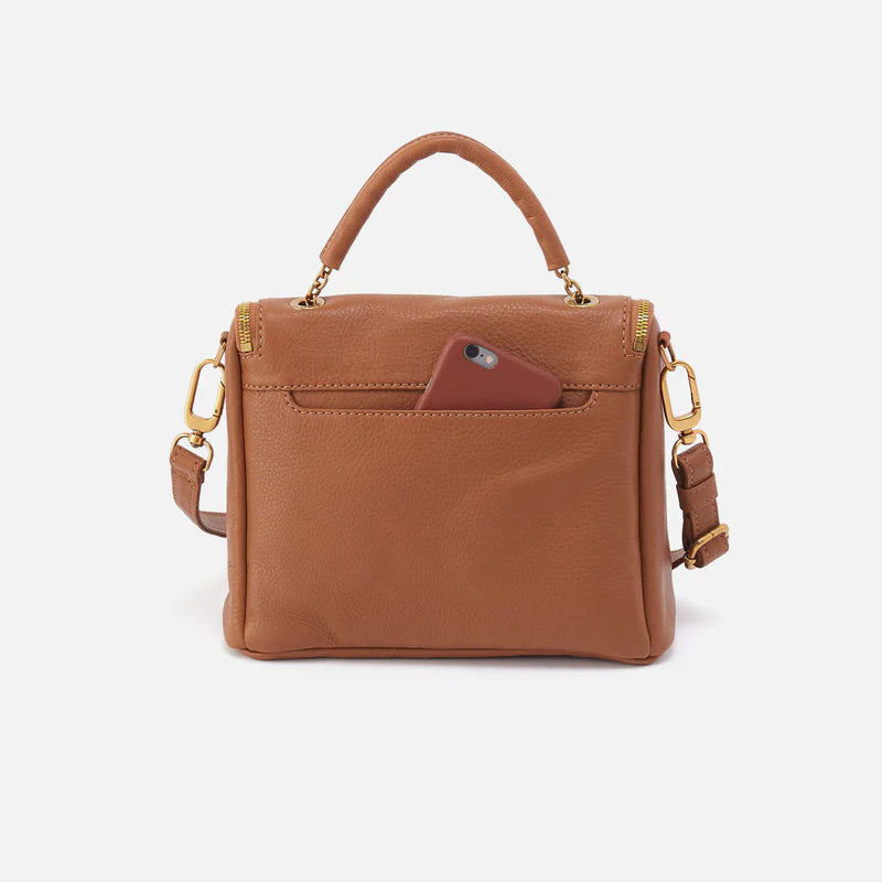 Fern Top Handle Satchel - Warm Honey