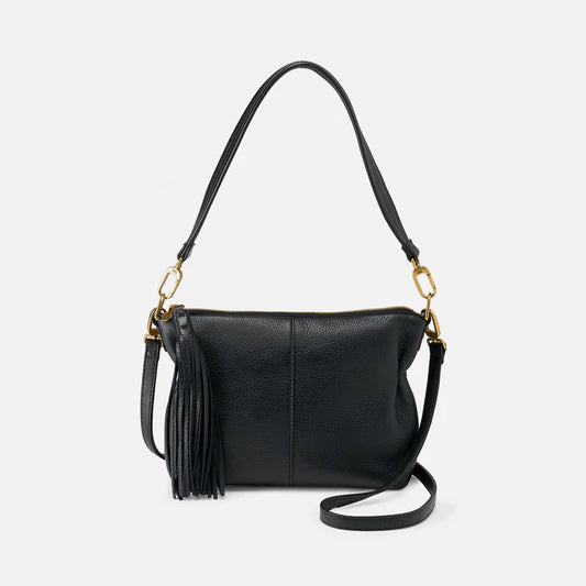 Kori Crossbody Pebbled Leather Black