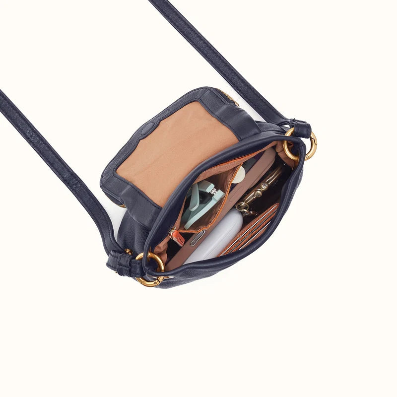 Fern Zip-Flap Crossbody - Ink Navy