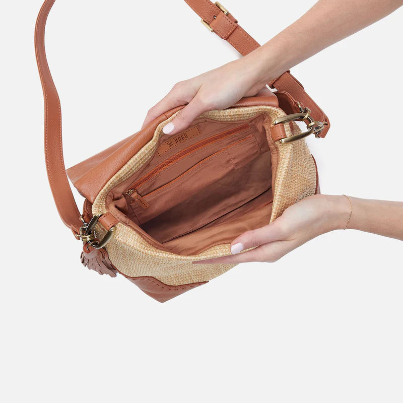 Harley Convertible Shoulder Bag Woven Straw | Natural Straw