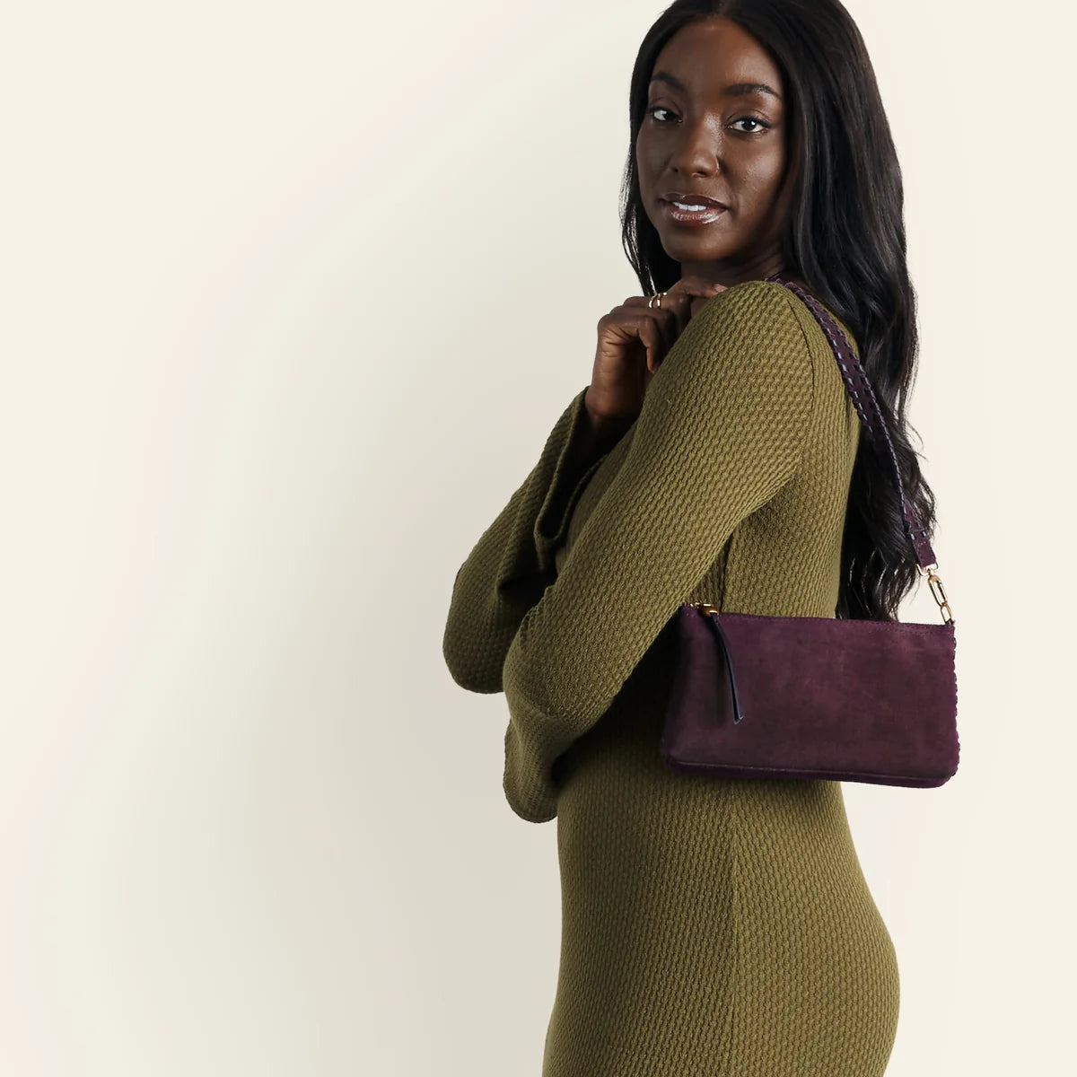 Darcy Crossbody - Dark Cherry