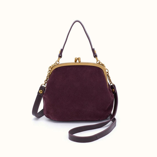 Alba Frame Crossbody - Dark Cherry
