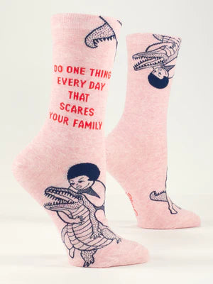 Scares Your Family Crew Socks