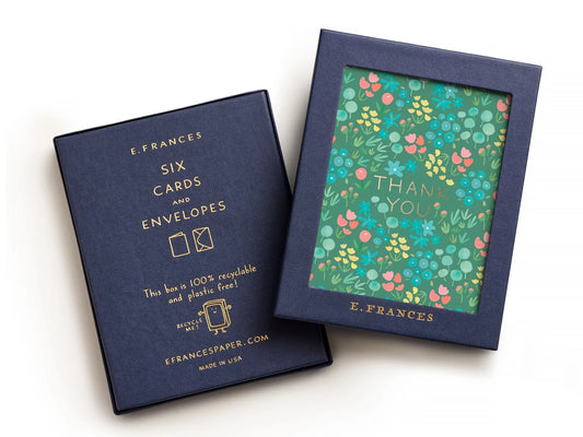 Sage Meadow Thank You Cards Boxed