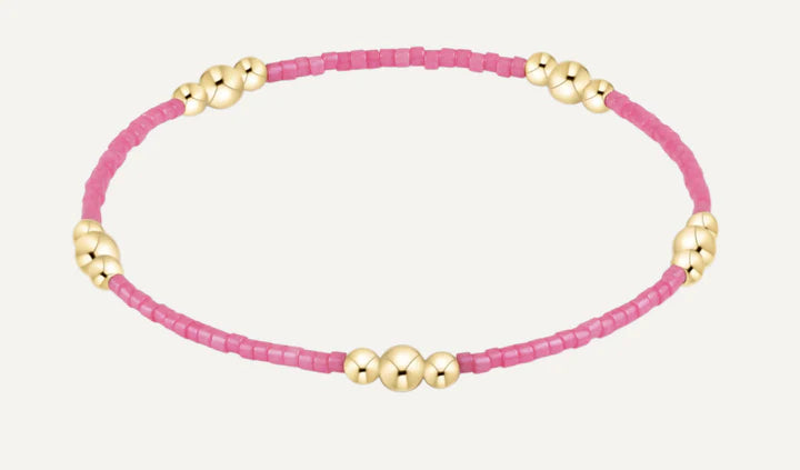 Hope Purpose Gold Bracelet- Bubblegum