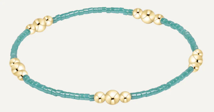 Hope Purpose Gold Bracelet- Sea Glass