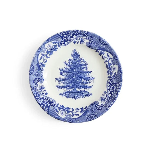 Spode Blue Italian 8″ Christmas Tree Plate