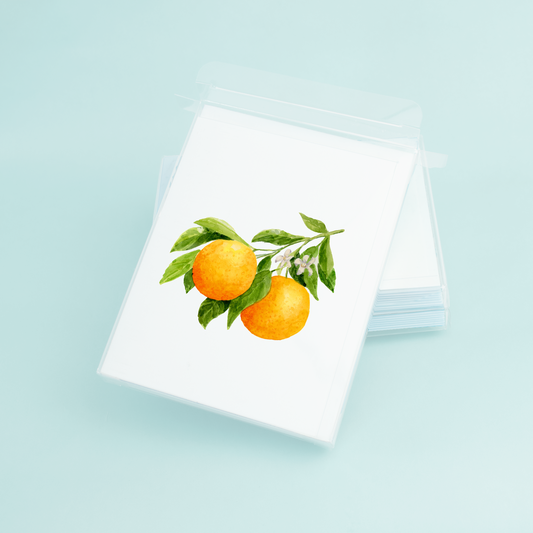 Orange Boxed Card Set