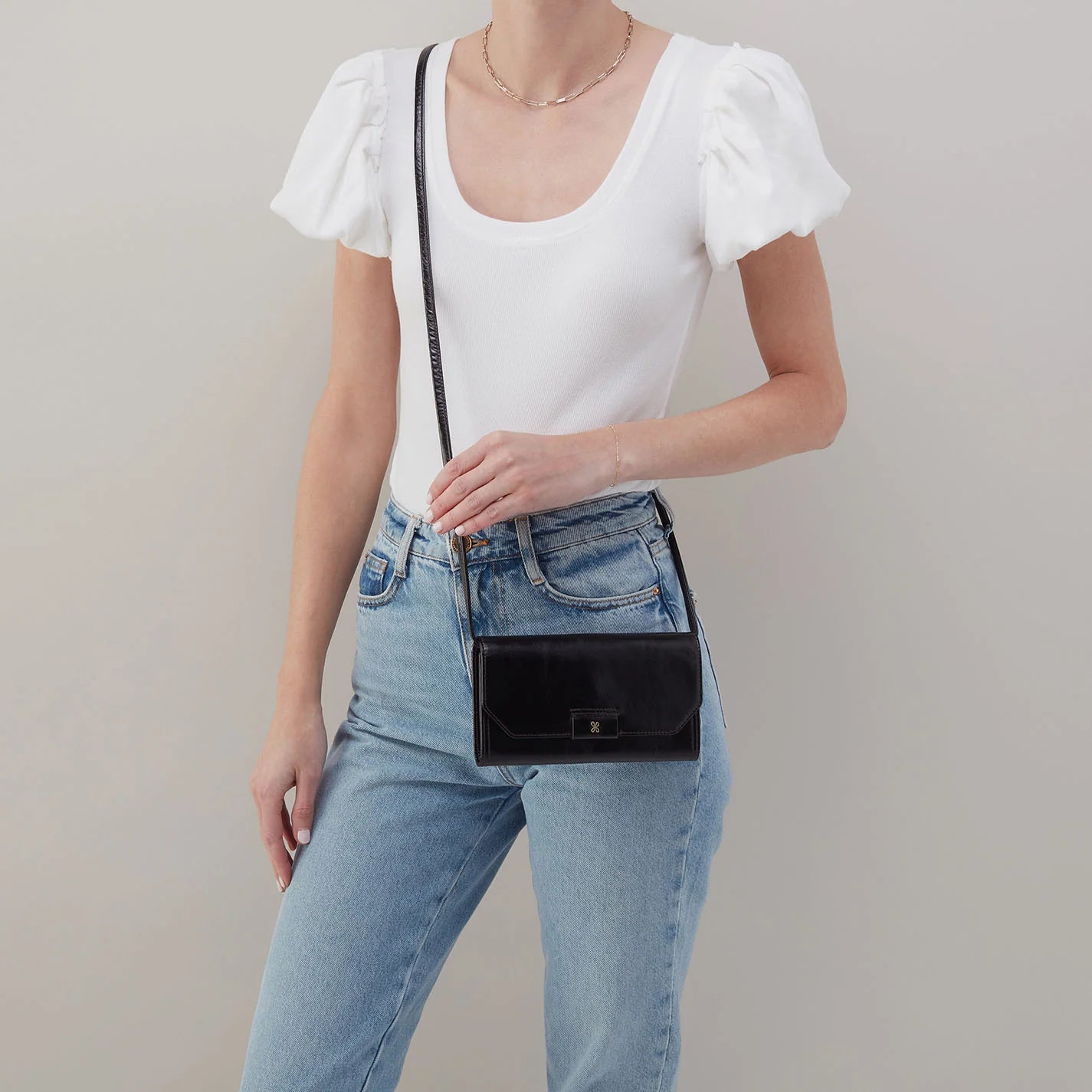 Romy Wallet Crossbody Black