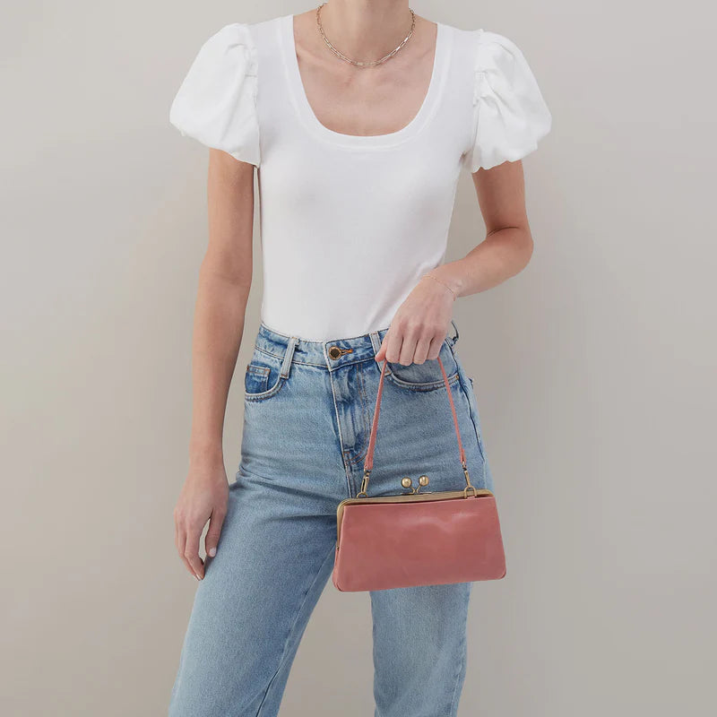 Lauren Frame Crossbody - Rose