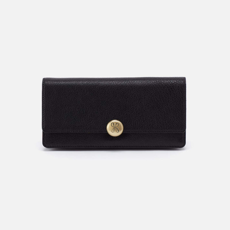 Hutton Large Wallet Black