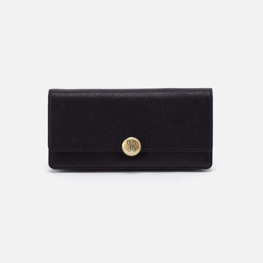 Hutton Large Wallet Black