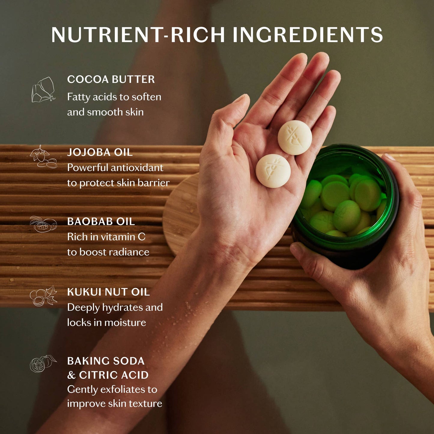 Sleep Pebble | Deep Moisturizing Solid Bath & Shower Oil