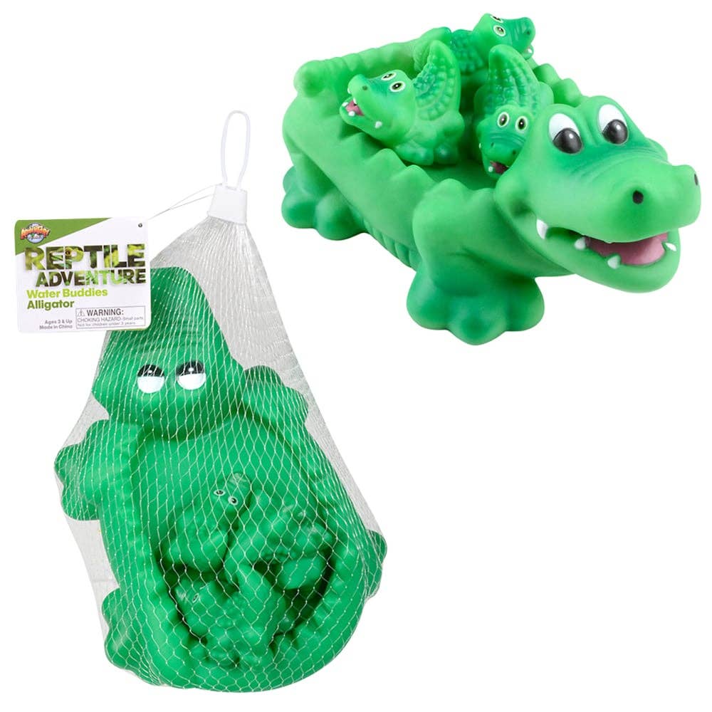 Alligator Bath Play Set 4pc Bath Toys