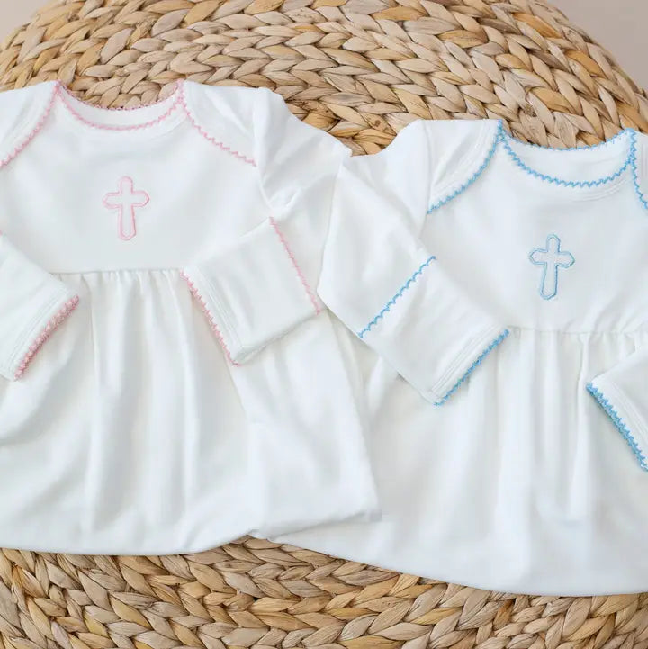 PIP Gown - Pink Cross